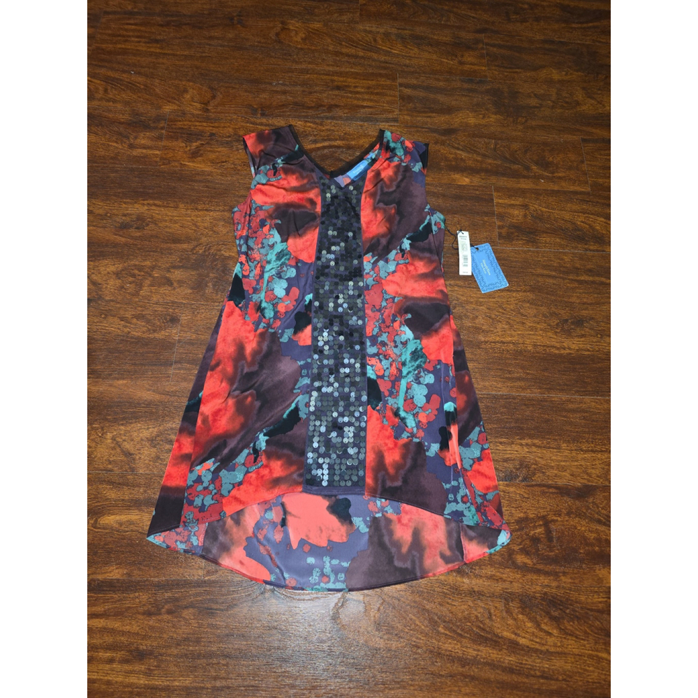 Simply Vera Wang Dress multi colored Medium NWT